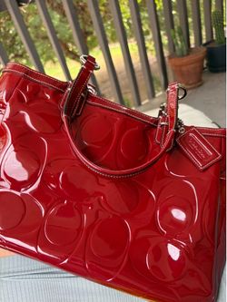 Vintage red Coach