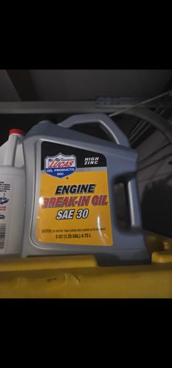 Lucas 5 Quarts Engine Break In Oil New SAE 30