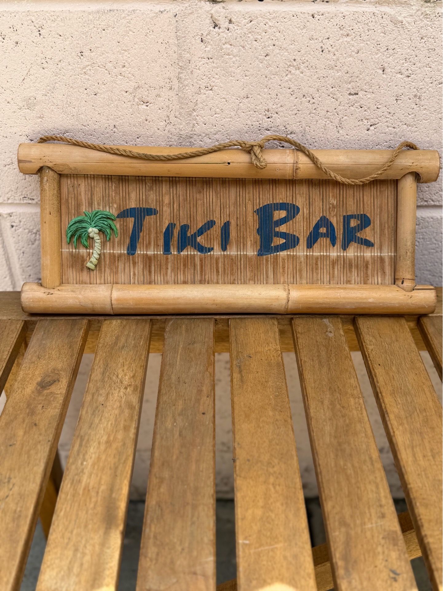 Bamboo Tiki Sign