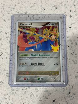 Pokémon Zacian LV.X SWSH135 25th Anniversary Promo – Mint