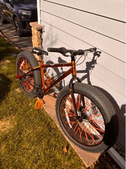 Mongoose Argus ST orange chrome Fat tire bike