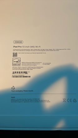 I Pad Pro 13 Inch M5