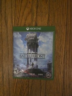 X box one star wars battle front game