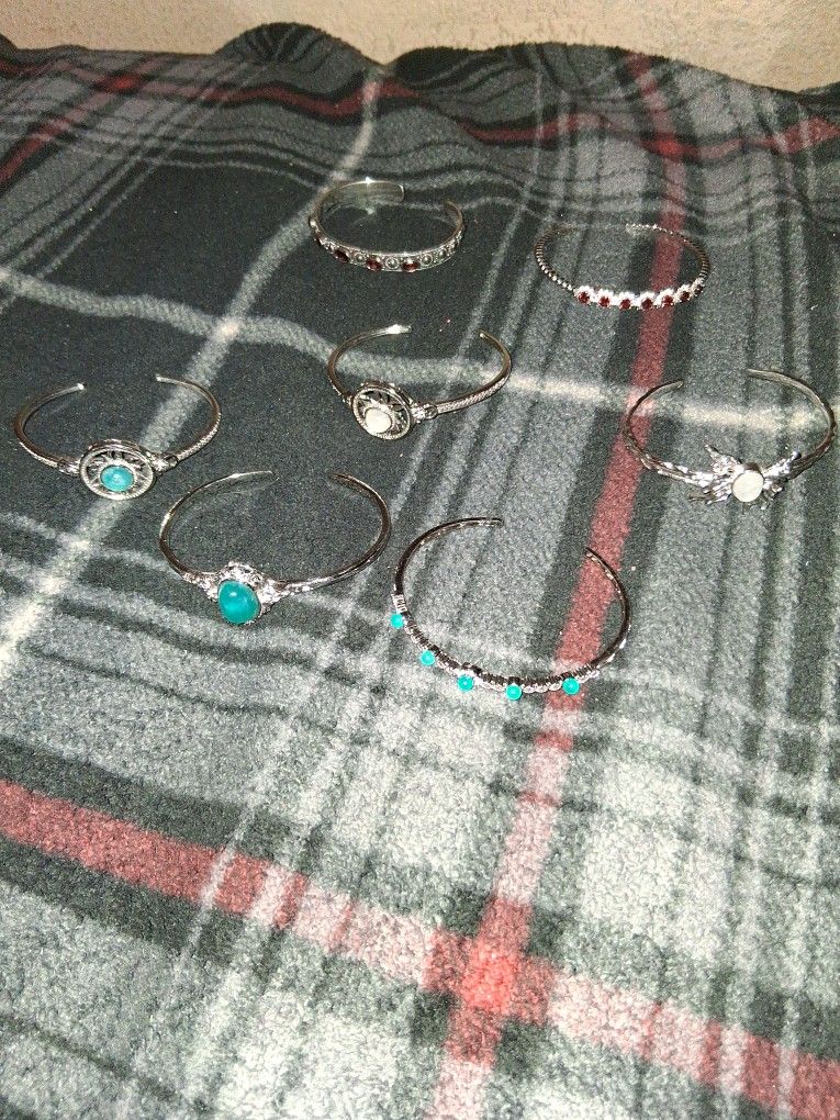 Cooper Crystal Bangle Bracelets