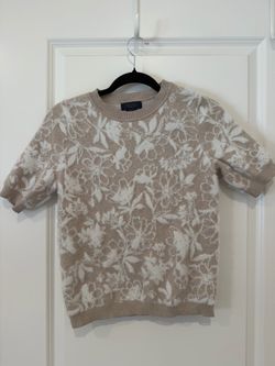 Floral Knit Sweater - Size Small