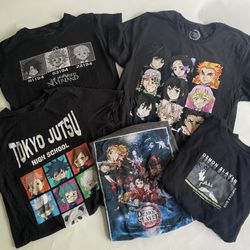 Demon Slayer - Promised Neverland - Jujutsu Kaisen T-shirts