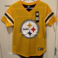 Steelers V-neck NFL Jersey Women’s Size Small - New With Tags