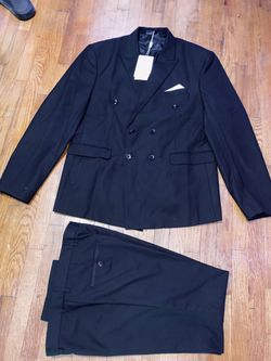 Mens Black Dress Suit Set