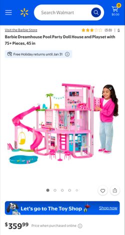 Barbie dream house pool party
