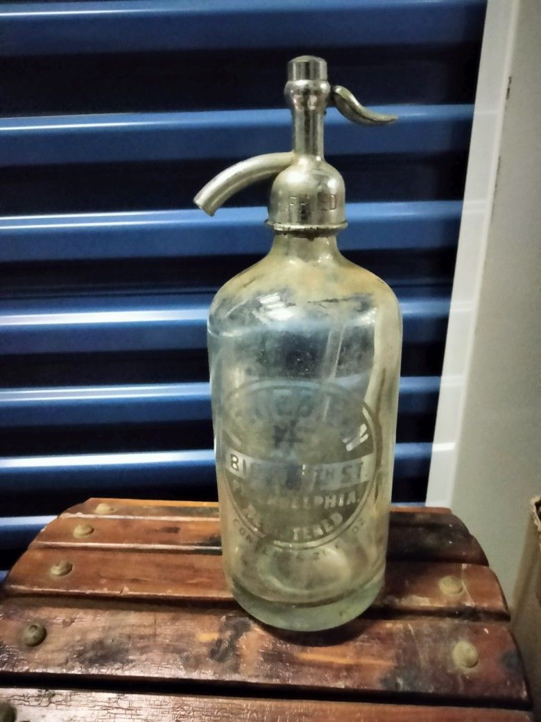 Antique Seltzer Glass Bottle