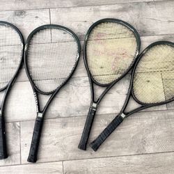 (4) Wilson Hyper Sledge Hammer Tennis Rackets