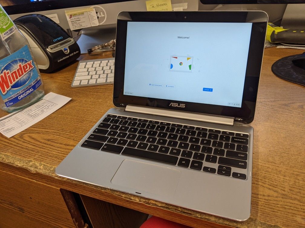 ASUS Chromebook C100P 10.1" Touchscreen 2-n-1 Laptop