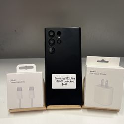 Samsung S22Ultra  128GB  Unlocked 