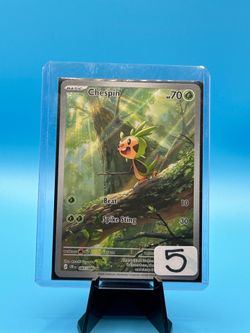 Chespin Illustration Rare #087/131 – Pokémon Scarlet & Violet: Prismatic Evolutions