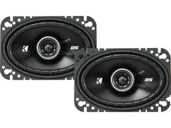 Kicker 43DSC4604 DS Series 4"x6" 2-way car speakers