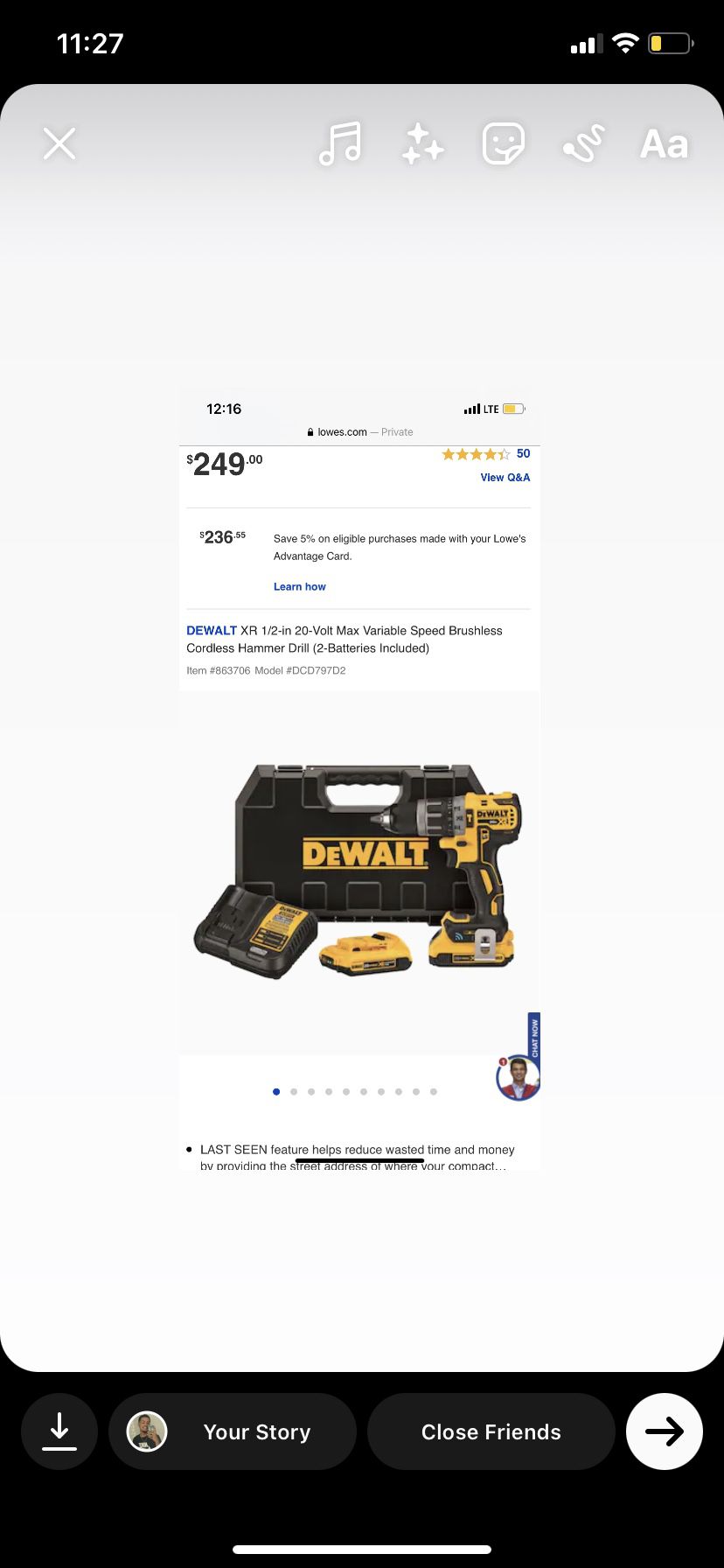 20V Hammer Drill With Wifi