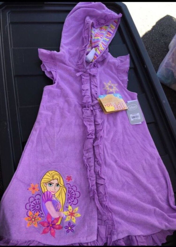 Rapunzel from tangled cover up/swim cover up
