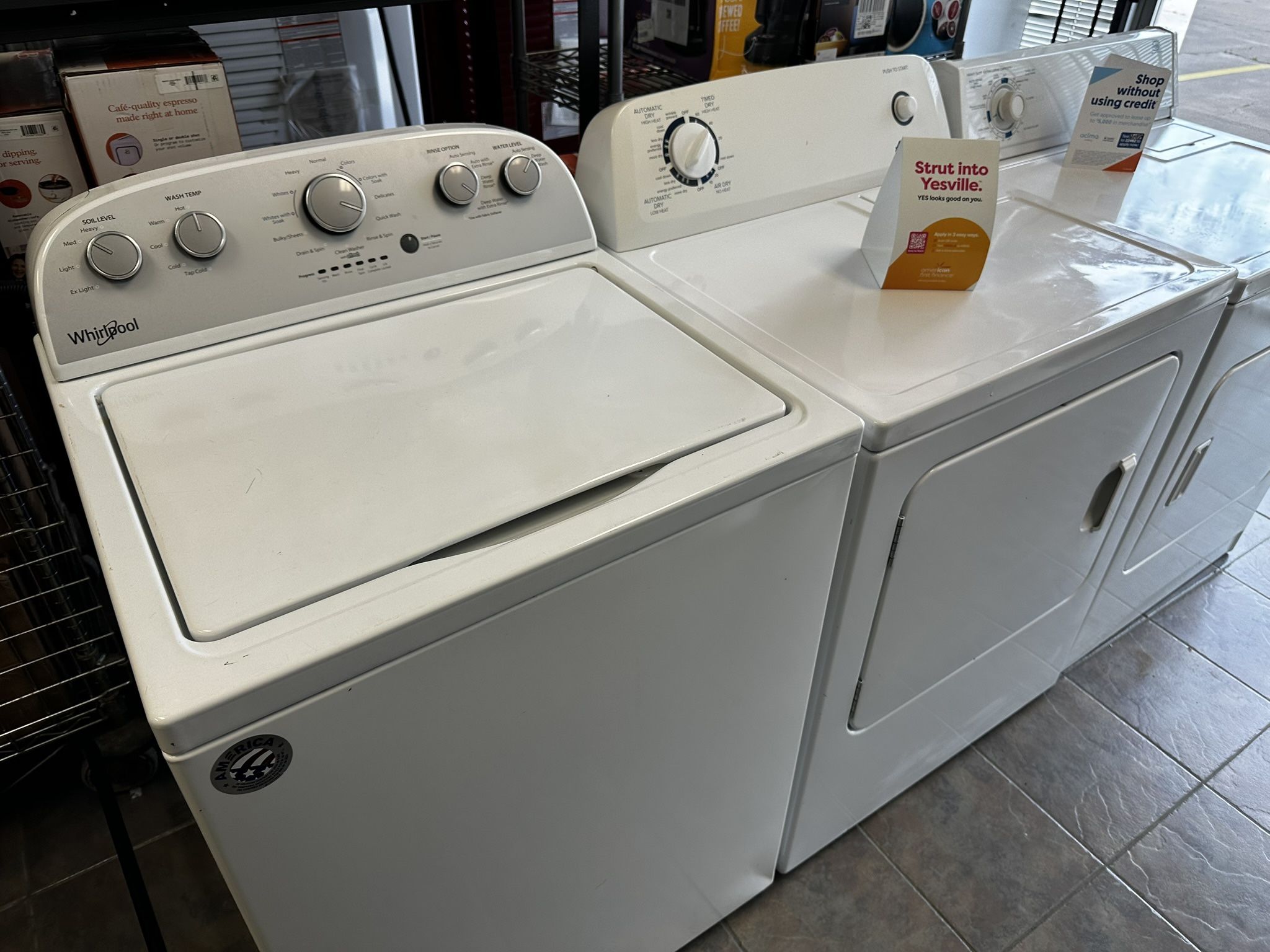 Whirlpool Washer And Amana Electric Dryer