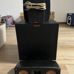 Klipsch Speakers And Wireless Subwoofer - Selling As Lot OR separately