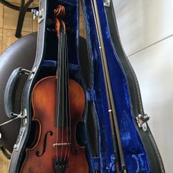 1969 Heinrich Lorenz Viola Violin with case. 3/4 size