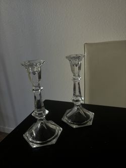 Table Centerpiece Glass Candle Holders 