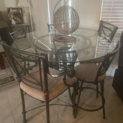 Beautiful Glass Table , Chairs Not Included