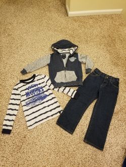 Very nice Lucky Brand boys clothing outfits 3pc Set