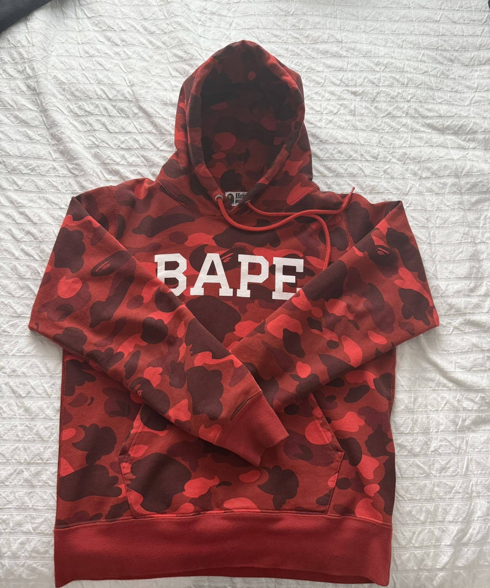 Red Bape Pullover Hoodie