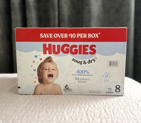 Huggies Snug & Dry Size 8 Diapers