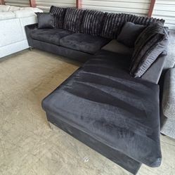 Brand New Corduroy Sectional Couch Delivery Available 