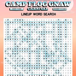 CAMP FLOG GNAW GA WRISTBAND 2025