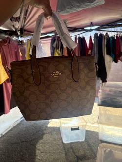 Coach Signature Mini Tote Handbag