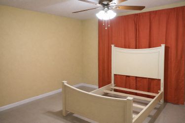 White Bed Frame – Headboard & Footboard ($120 OBO)
