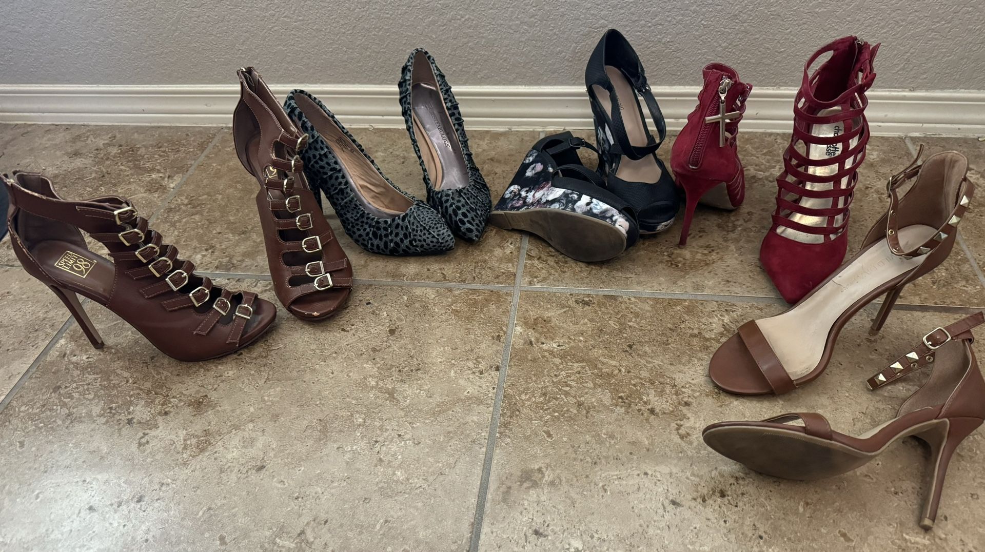 Women’s heels, Wedges