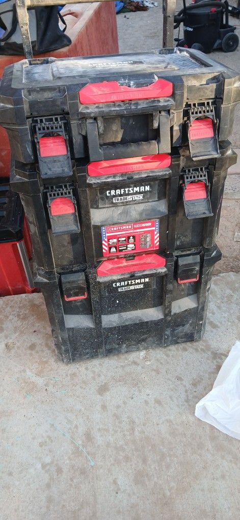 Craftsman Stackable Tool Box With Tools Imcluded