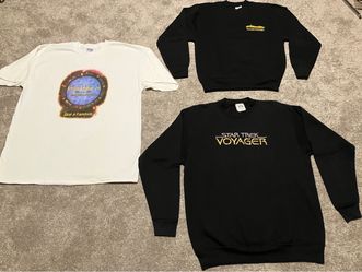 Set of Three Vintage STAR TREK Shirts—1990s-2000s