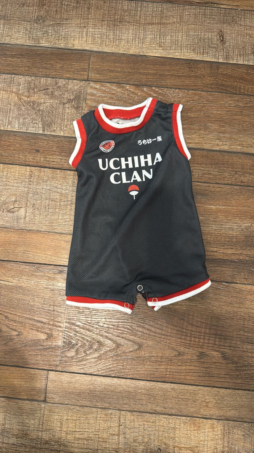 Box Lunch Infant Naruto Itachi Jersey Size 6 Months