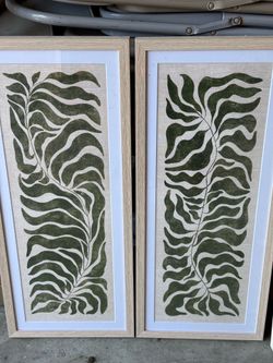 Plant wall art set