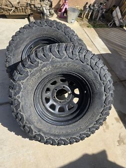3 Offroad Wheels With BF Goodrich KM3