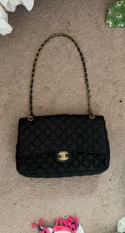 Black Quilted Cc Bag 