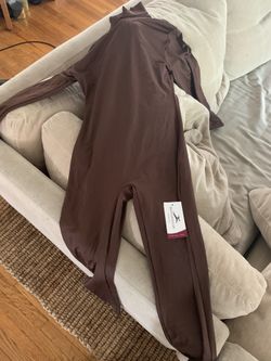 Motionwear full bodysuit chocolate size xl