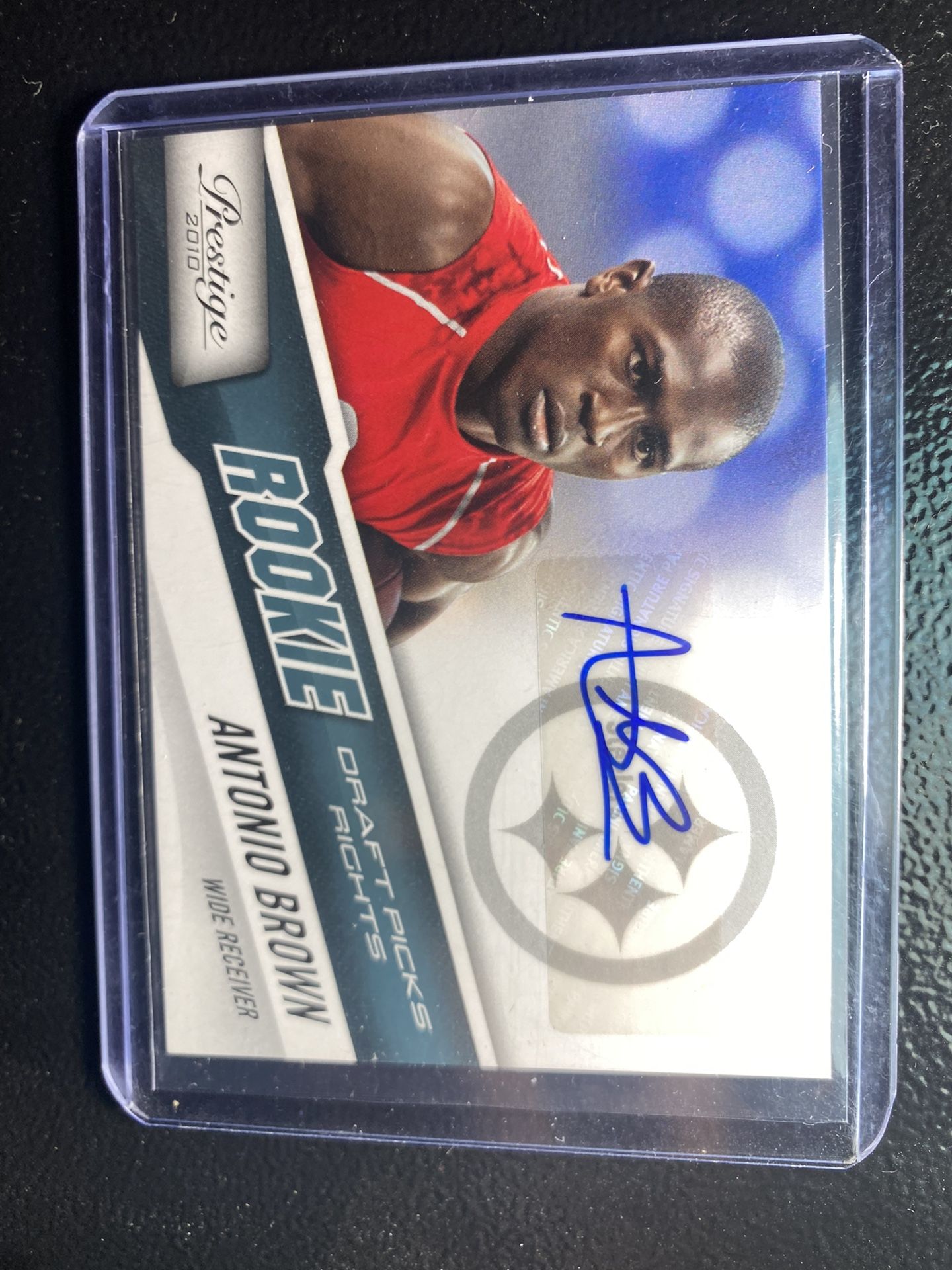 2010 Panini Prestige Antonio Brown RC #207 Pittsburgh Steelers AUTO