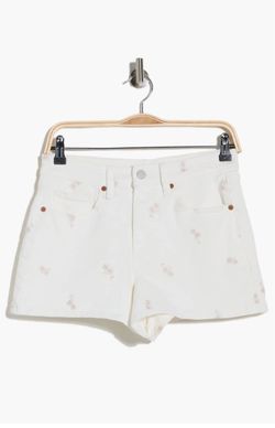 Nordstrom subtle flower print Jean shorts