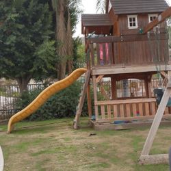 Playhouse Jungle Gym Swing Set with Slide 