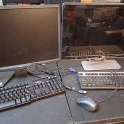 2 Monitors 2 Keyboards $45 Dlls. 
