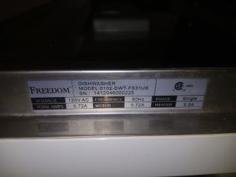 Freedom mini dish washer