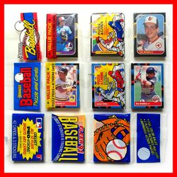 Baseball Rack Packs Lot Barry Bonds Rookie