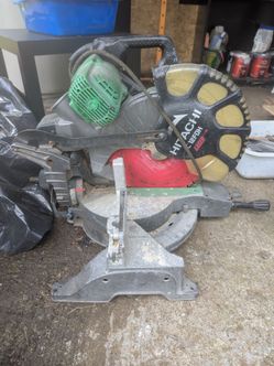 Hitachi sliding saw