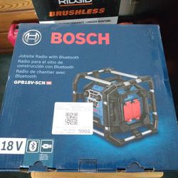 Bosch Job site Radio With Bluetooth 