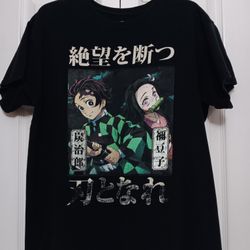 Men's Demon Slayer Anime Tshirt Large